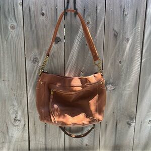 The Sak Collective Brown Tahoe Leather Hobo Bag Purse Used